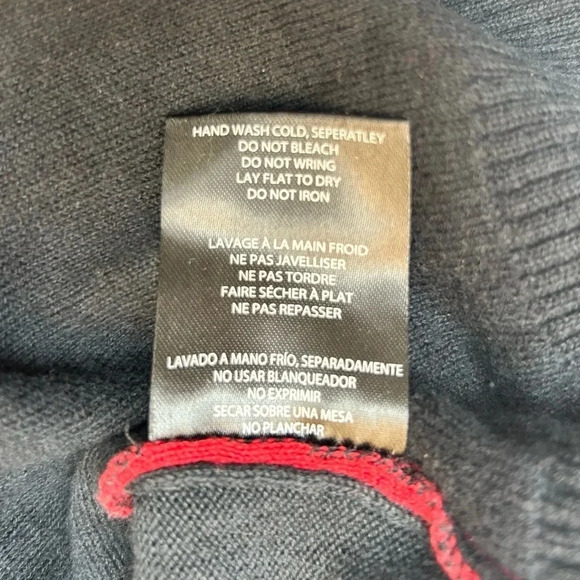 Mad Engine Christmas Knit Sweater Making Spirits Red Black Mens Size XXL - Picture 6 of 7